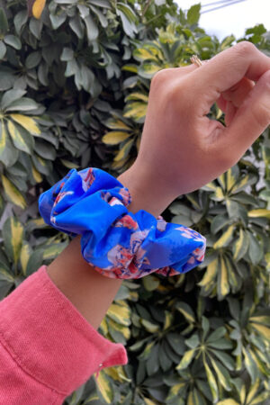 Scrunchie Azul Romantico