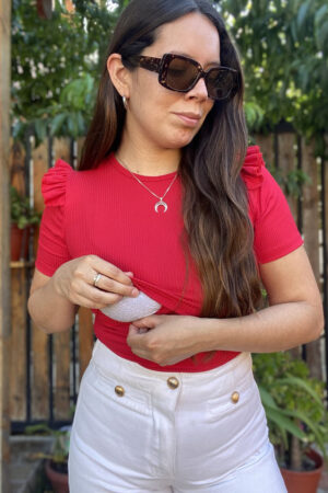 Polera Laura Manga Corta